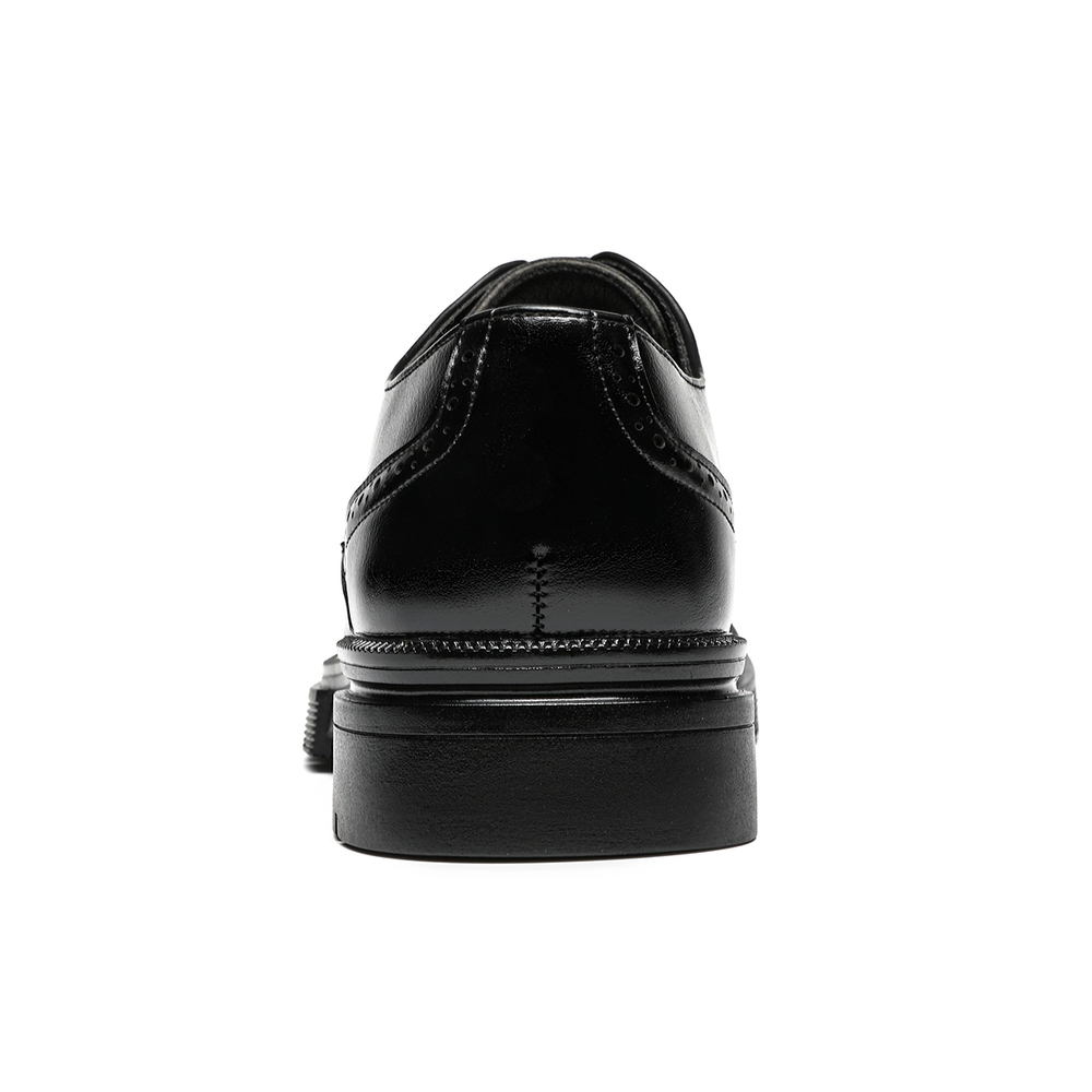 CHINT Casual Leather Shoes Men"s Low top Black/Brown