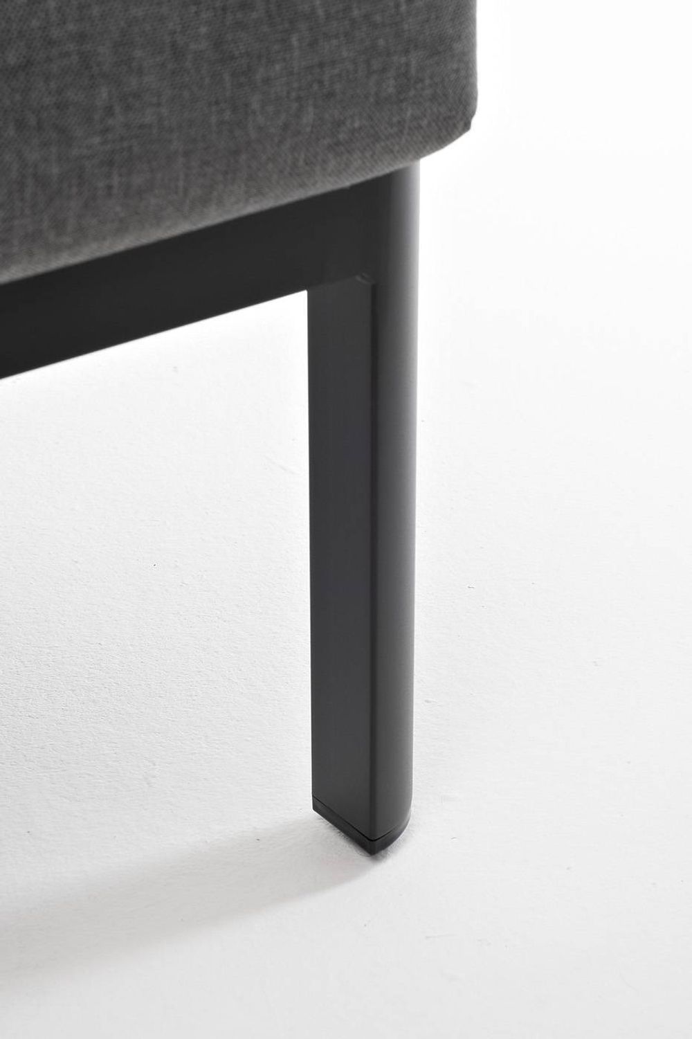 "Сан Ремо" кресло плетеное из роупа садовое, каркас алюминий темно-серый, роуп серый, ткань серая