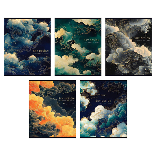 Тетрадь 48 л. клетка ХАТБЕР Скай дизайн