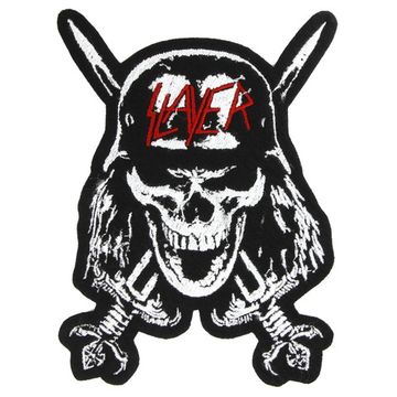 Нашивка Slayer череп в каске (477)