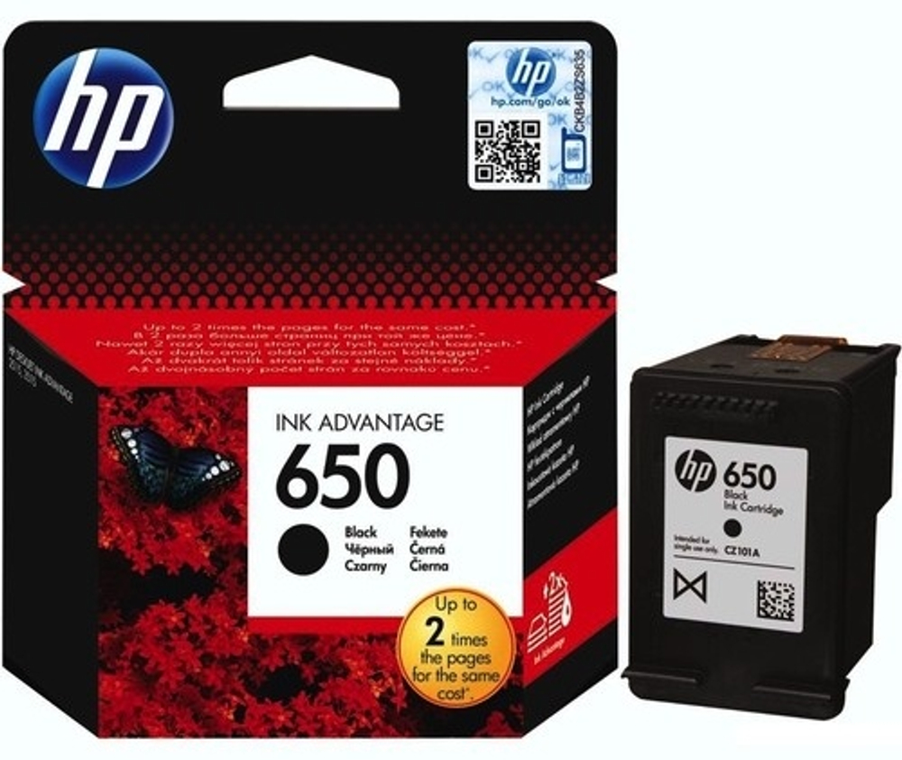 Картриджи HP CZ101AE черный