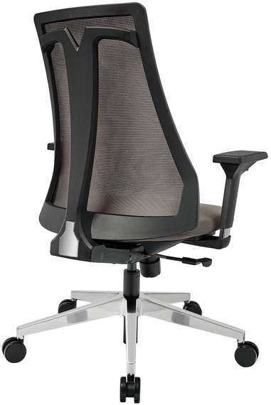 Офисное кресло Air-Chair черный пластик, база хром