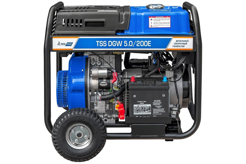 Дизельный сварочный генератор TSS PROF DGW 5.0/200E 045621