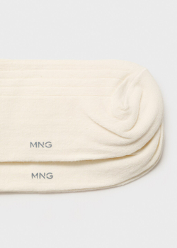 2 пары носков из хлопка в рубчик