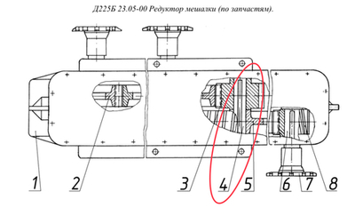 Д225Б 2305-07Б Вал