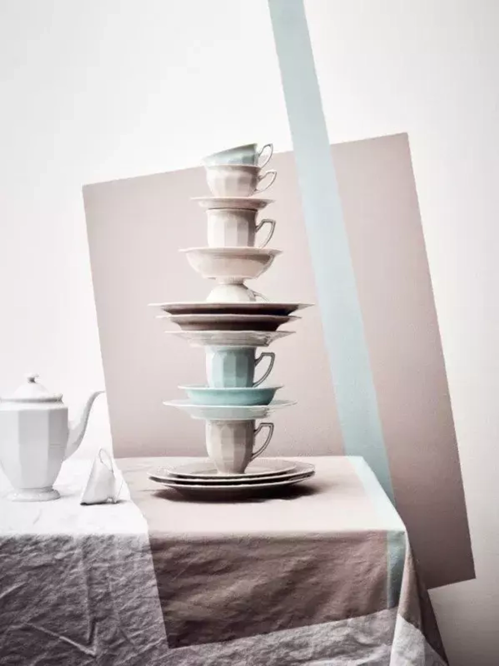 Rosenthal - Кофейный сервиз Maria Pale Mint на 2 персоны / артикул   1043040716714742 + 1043040716714741 + 1043040716710221   / GTIN