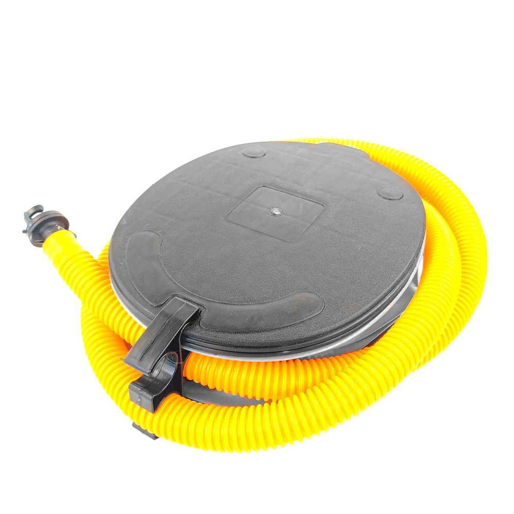 Насос ножной ПВХ Премьер 5л, желтый шланг