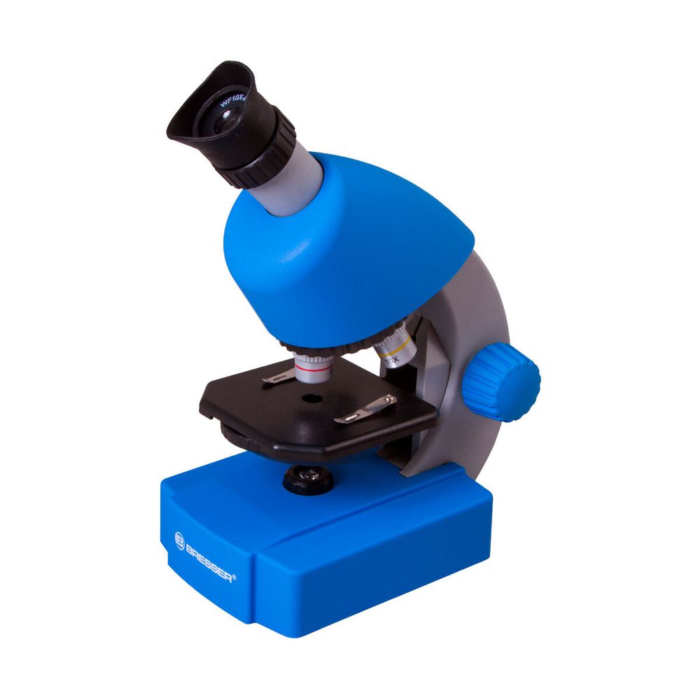 Микроскоп Bresser Junior 40x-640x, синий - фото 1