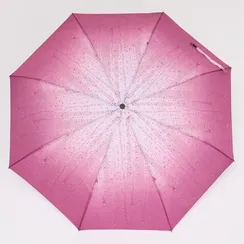 Зонт механический «Капли дождя», 4 сложения, 8 спиц, R = 48 см, цвет МИКС