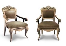 Кресло Император Голд ясень (Экс.4,Винилискожа Prado_1,Винилискожа PRADO-1)