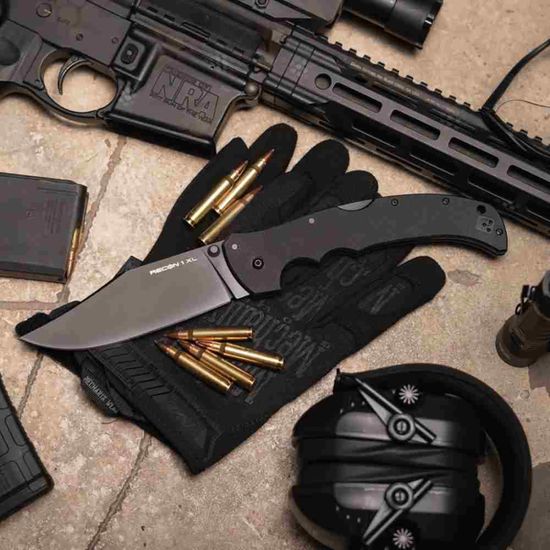 Нож Cold Steel 27TXLC Recon 1 XL Clip Point клинок из стали CPM-XHP, рукоять G10