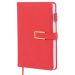 Ежедневник Basir, формат А5, материал-кожезаменитель, красный цвет, 116 листов, размер 14,5*21 см