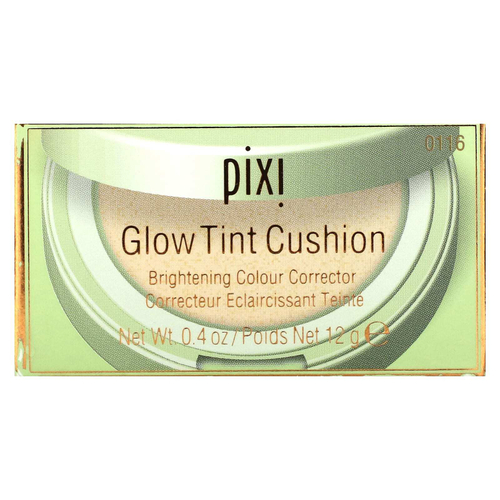Pixi Beauty, Glow Tint Cushion, корректор для осветления цвета, 0116 персиковый, 12 г (0,4 унции)