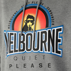Мужская кофта теннисная Quiet Please Melbourne Sunrise Hoody Men - Grey, Multicoloured