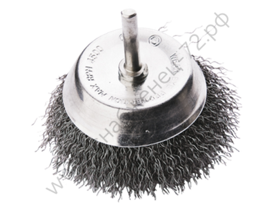 Щётка №062; 3106306120 d-63 для дрели чашеобразная,гофрирован.
