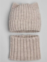 Шапка для девочки зимняя и снуд