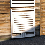 Стол складной, 76х64, Эпларо, кухонный, садовый, для балкона, деревянный, белый, Dipriz