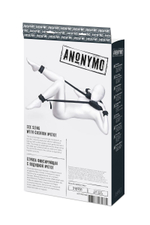 Фиксирующие стропы Anonymo с подушкой под шею (Цвет: черный)