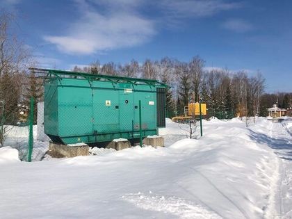 Монтаж навеса над генератором