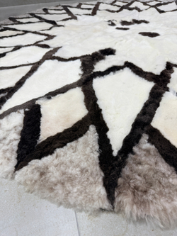 Ковер шкура натуральная овчина меховой
