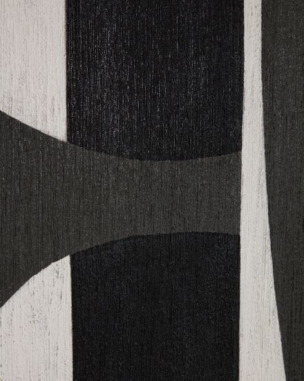 Абстрактная черно-белая картина Onure, 120 x 200 см