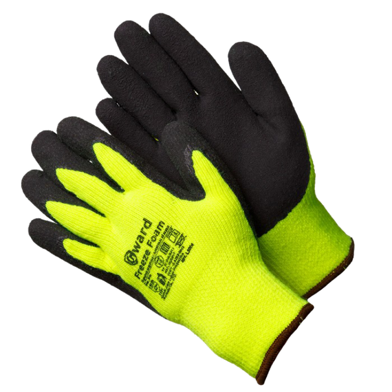 Перчатки акриловые со вспененным латексом Freeze Foam L5004 (до -30 С)