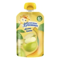 Пюре Бабушкино лукошко Яблоко-банан с 6 мес 90 г