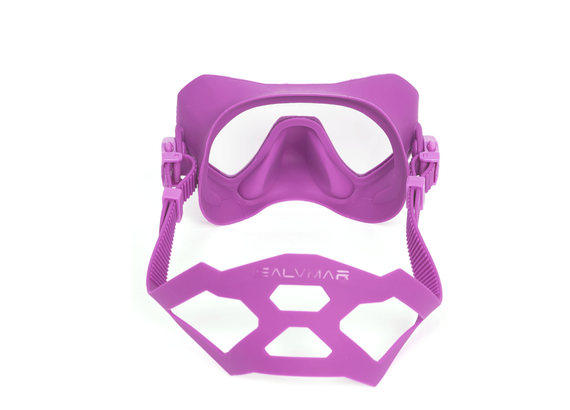 Маска Salvimar NEO, пурпурная, АНТИФОГ