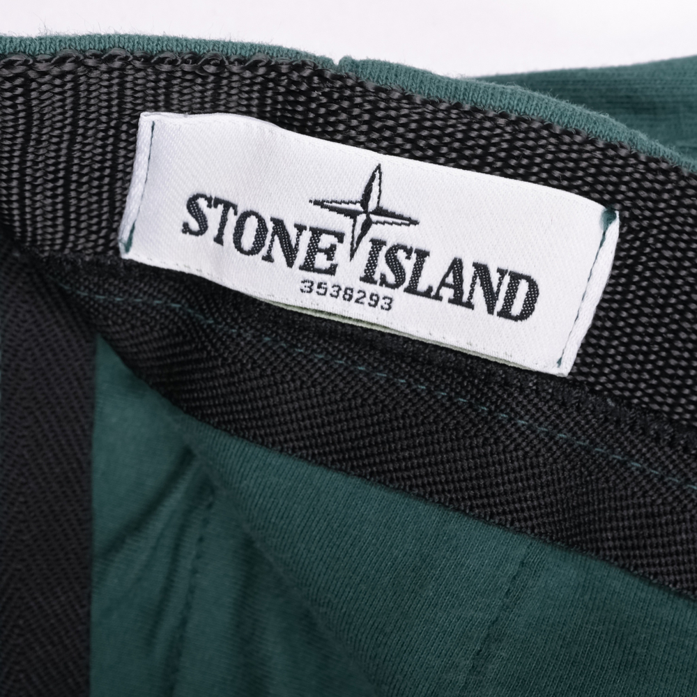 Легкие джоггеры Stone Island с элементами брюк в изумрудном оттенке, XL (36x30)