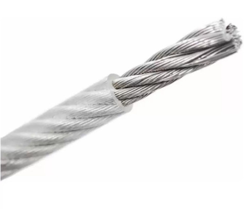 Трос для растяжки в оплетке ПВХ М2/3 DIN3055 (200м/уп)