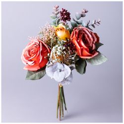 БУКЕТ ИСКУССТВЕННЫХ ЦВЕТОВ ВЫСОТА=30,5 СМ БЕЗ УПАКОВКИ (МАЛ=12ШТ./КОР=120ШТ.)