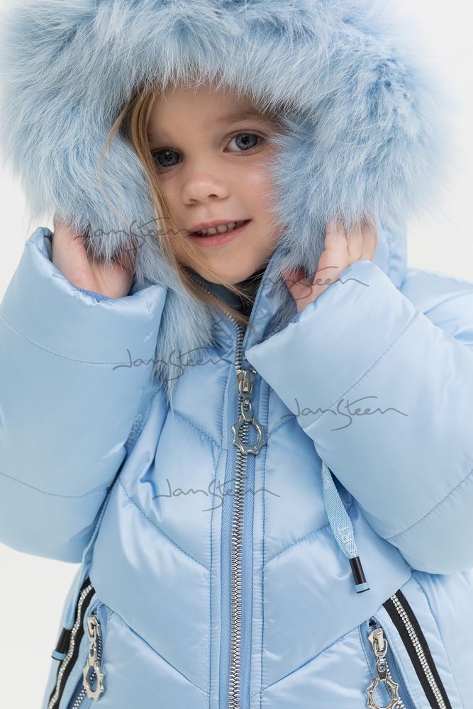 Зимний нежно-голубой комплект для девочки JAN STEEN