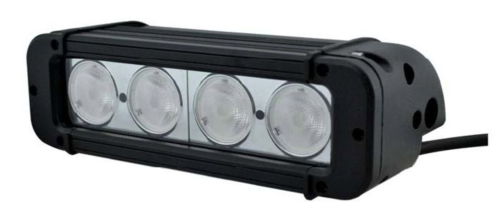 Светодиодная фара РИФ 40W LED 203 мм для авто, узкий свет, влагозащищенная, с диодами CREE, мощный свет