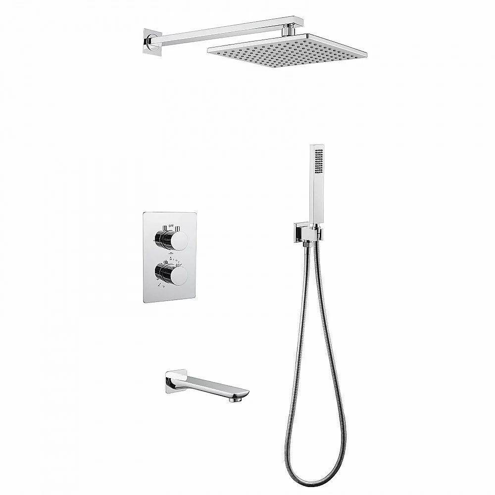Душевая система ABBER Weiss Insel AF8050 хром