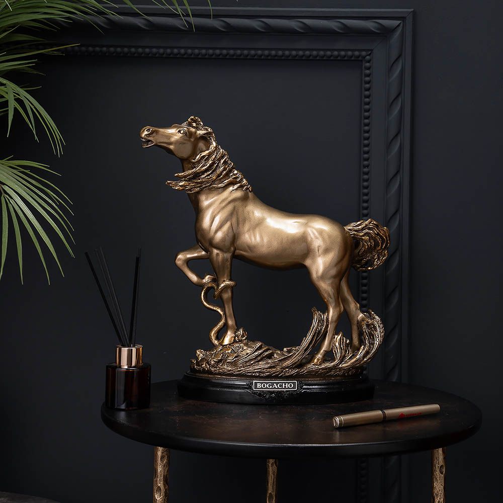 Скульптура Конь Цесар Бронза