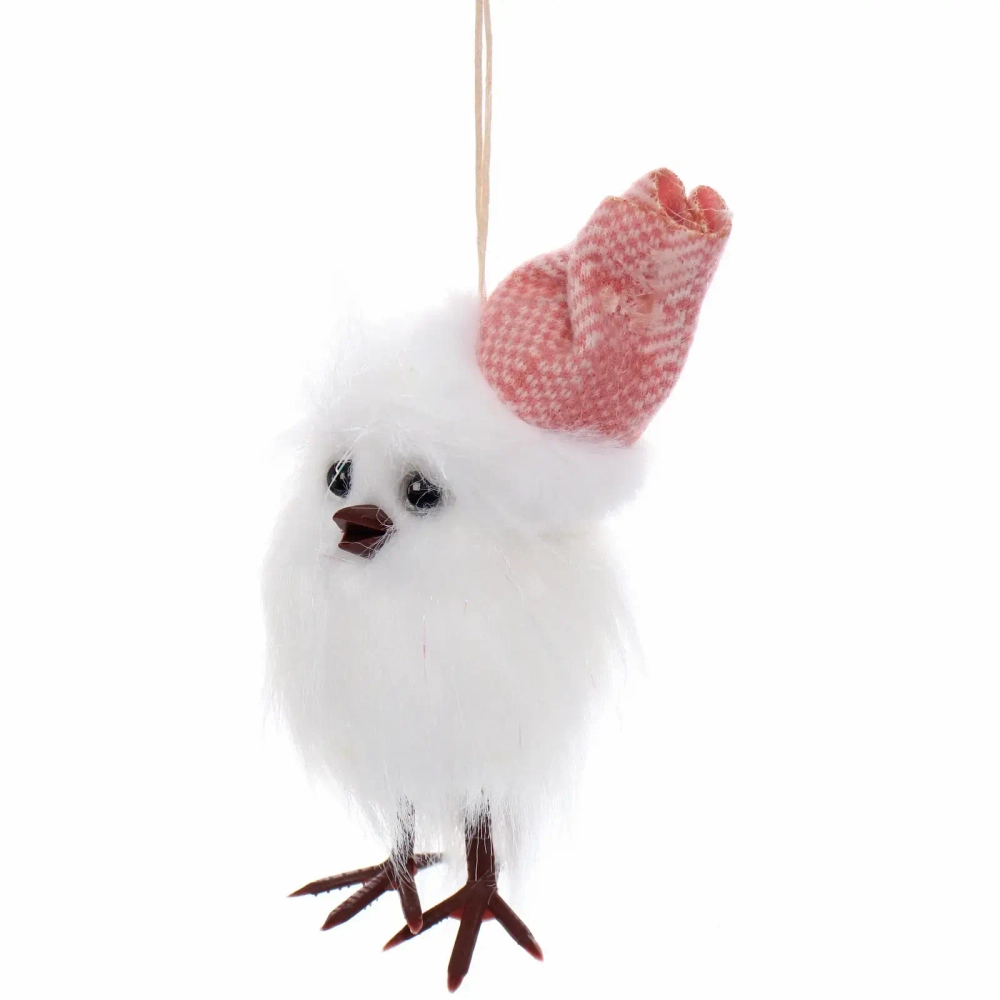 Подвеска «Новогодняя совушка» 12 см, Розовый (микс дизайнов)