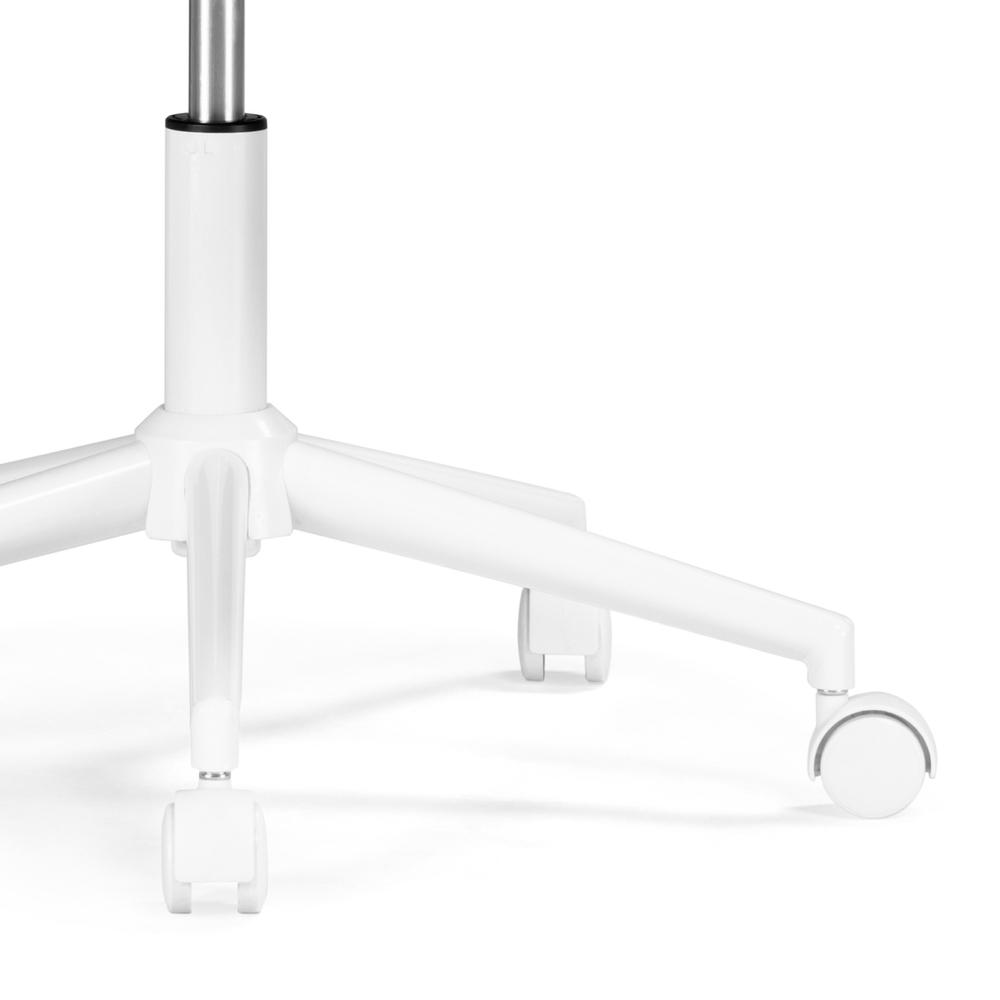 Офисное кресло Woodville Честер голубой, белый, ножки белые