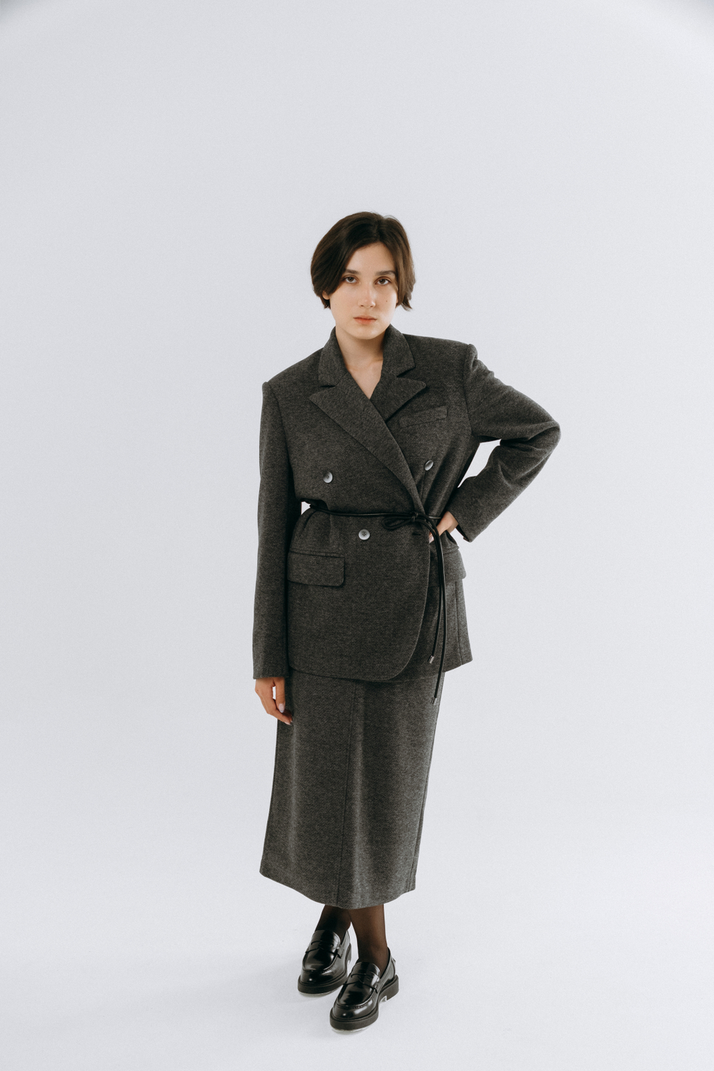 Двубортный блейзер