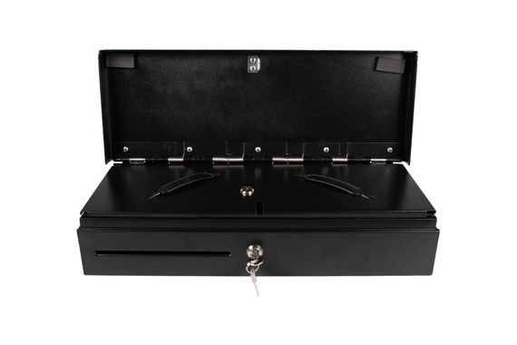 Денежный ящик POScenter 460KL 460x170x103, распайка для &quot;ШТРИХ-М&quot;, черный