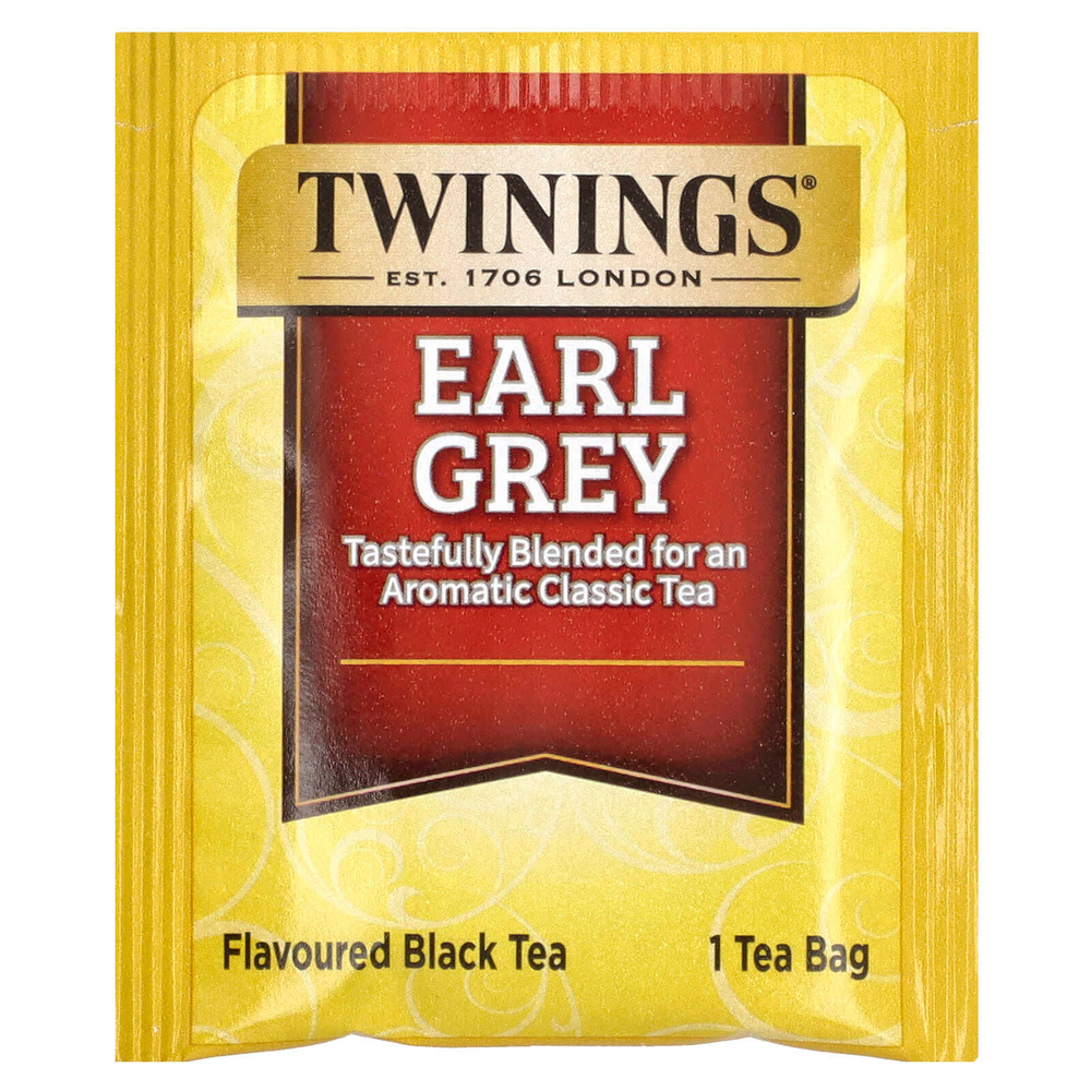 Twinings, Черный чай Earl Grey, 100 чайных пакетиков, 200 г (7,05 унции)