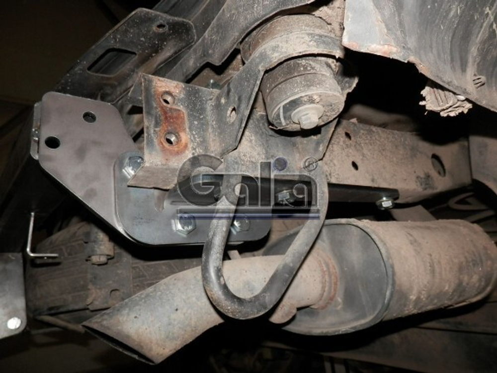 Фаркоп оцинкованный Galia S109A для Ssang Yong Rexton 2006-2012, 2012-(паспорт и сертификат в комплекте)(без электрики)