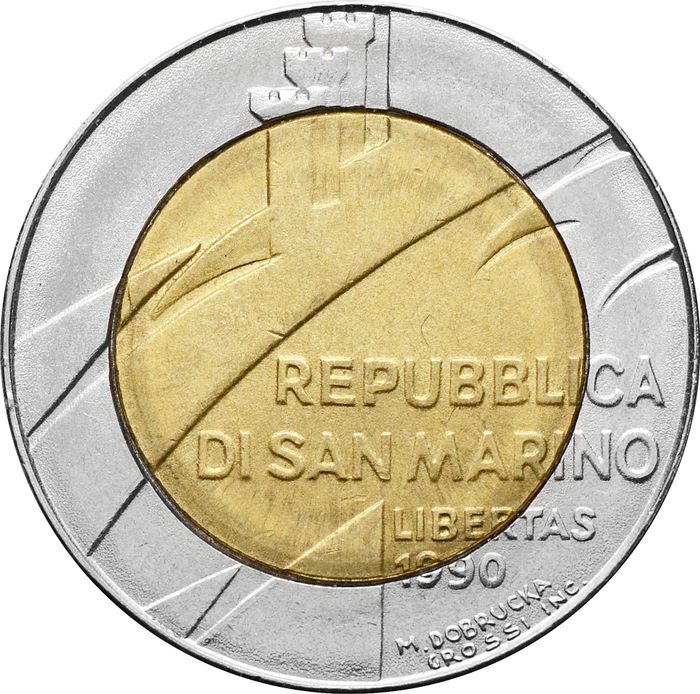 500 лир 1990 Сан-Марино, Шестнадцать веков истории