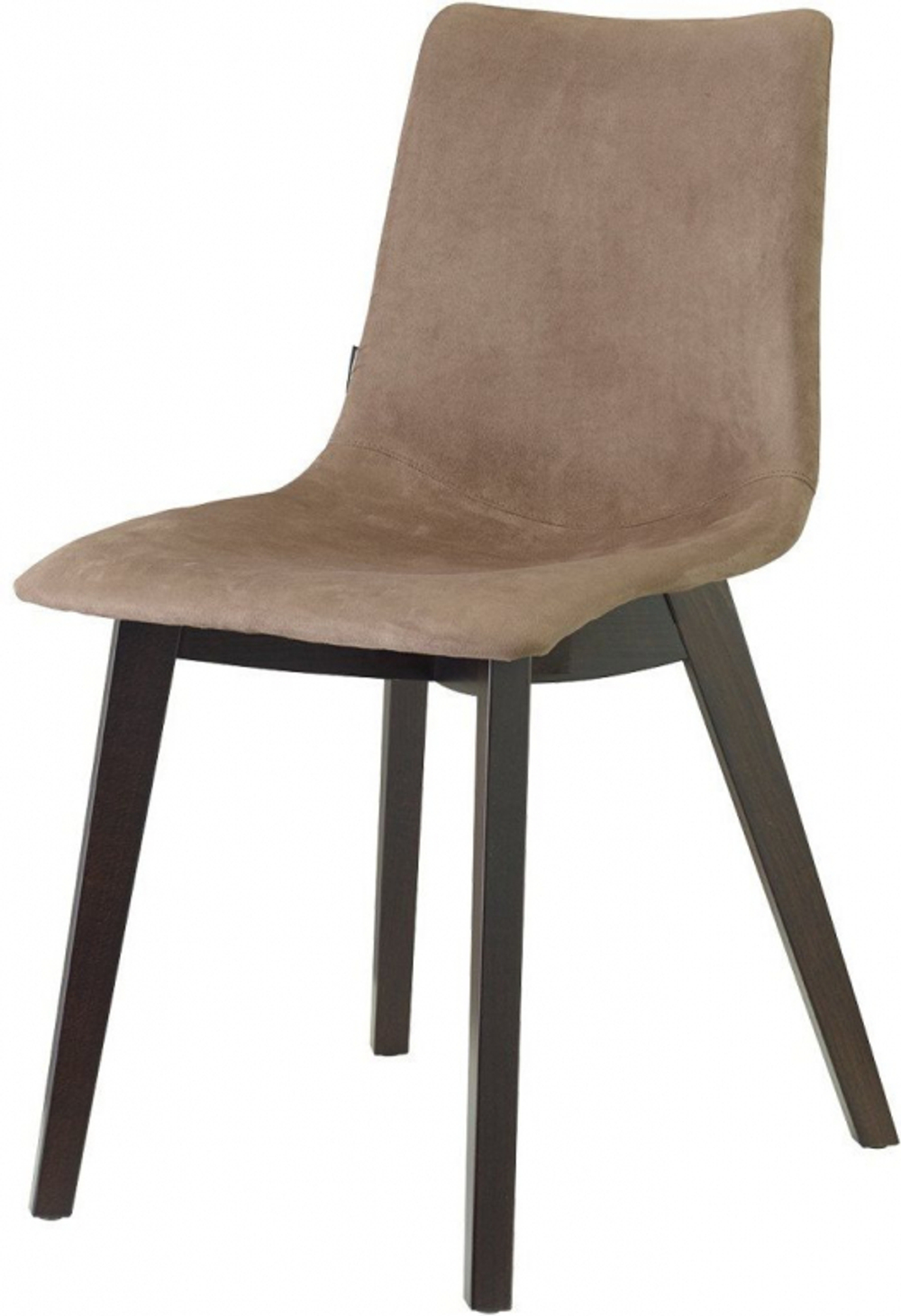 Стул с обивкой Scab Design Natural Zebra Pop, венге, коричневый