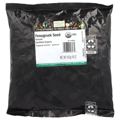 Frontier Co-op, Органические семена пажитника, молотые, 453 г (16 унций)