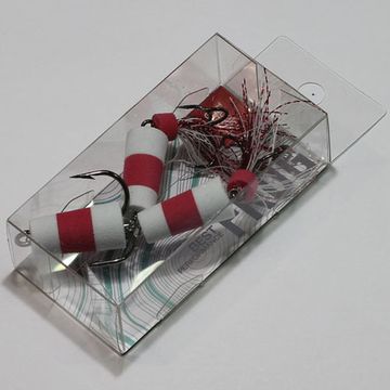 Приманка джиговая LJ FROG бел./крас./бел. в блистере