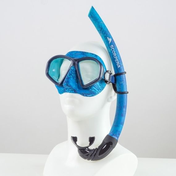 Маска Scorpena M2 Blue Camo Синий камуфляж