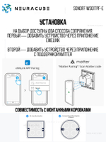 Маtter (Wifi) Розетка SONOFF WS01TPF-E Max16A (Работает с Алисой)