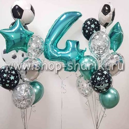 Композиция из шаров 4 года