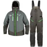 Костюм-поплавок мужской зимний "Rescuer IV prosport"-45, hardguard, серый (зеленые молнии), ХСН