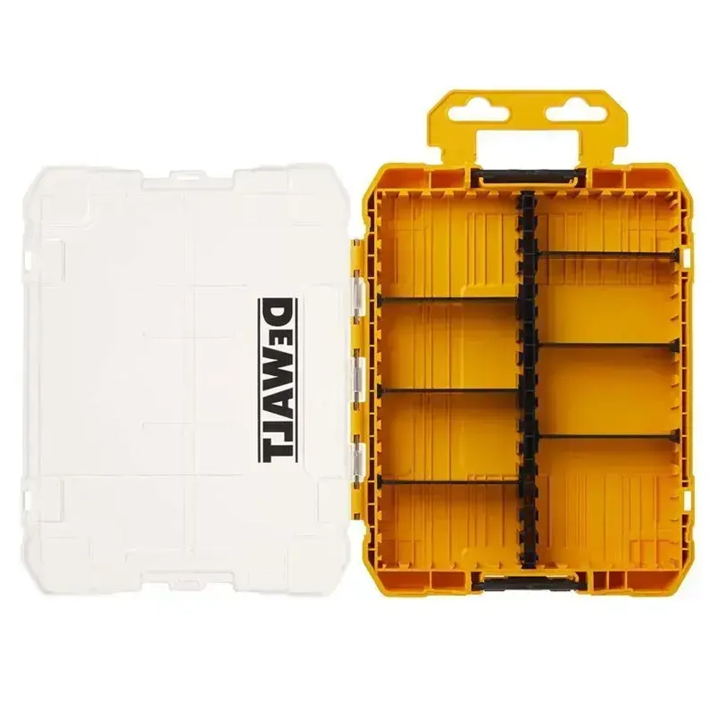 DEWALT DWAN2190 TSTAK Набор инструментов Прозрачная крышка боковой замок удобный для подключения небольших инструментов и аксессуаров съемный отсек